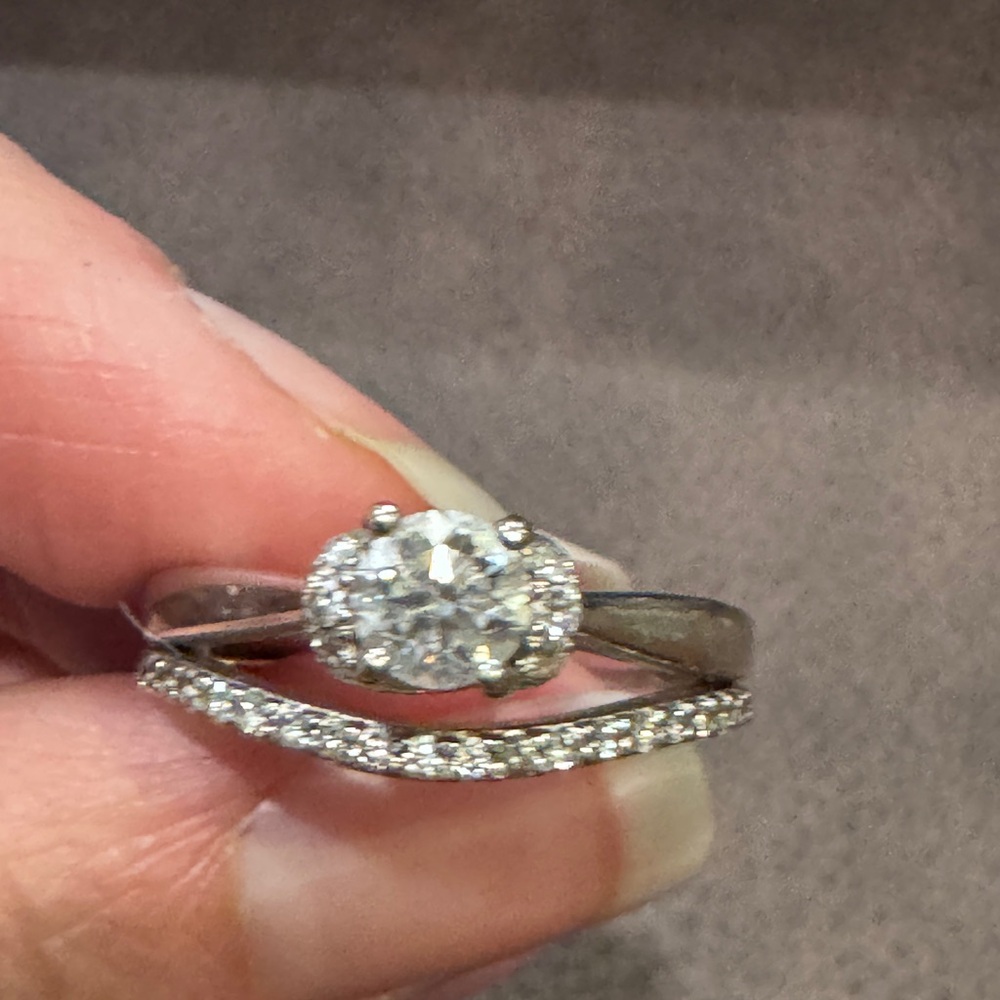 Elegant 14k White Gold Diamond Set-.77 CTW-Appraised & Meticulously Maintained